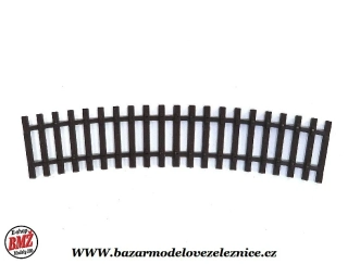 Pilz - Tillig - obloukový pražcový pás R 380 mm/ 22,5° - HO