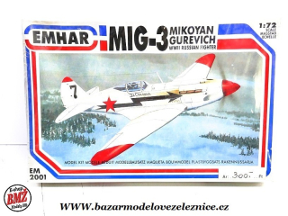 Emhar - Mikoyan-Gurevich MiG-3 1/72 - stavebnice